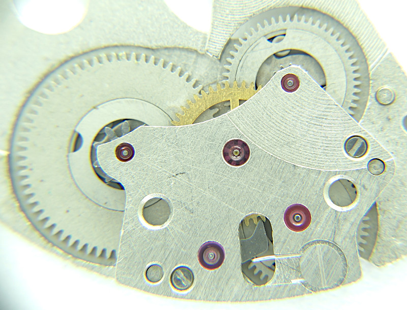 Detail: Räderwerk Automatic Raketa 2627.H: Detail: Räderwerk Automatic