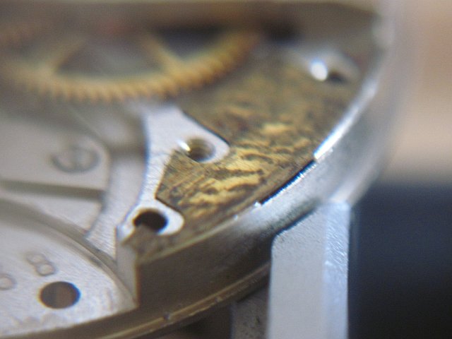 Detail: Unruhkloben Raketa 2628.H: Detail: Unruhkloben