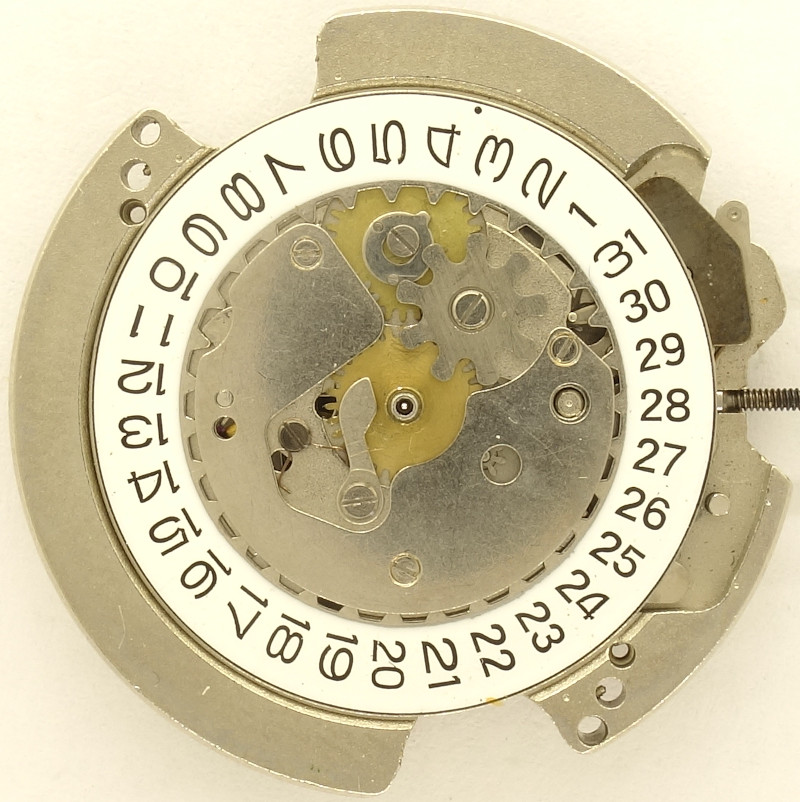 Ricoh 61: Kalendermechanismus mit Wochentagsschaltung