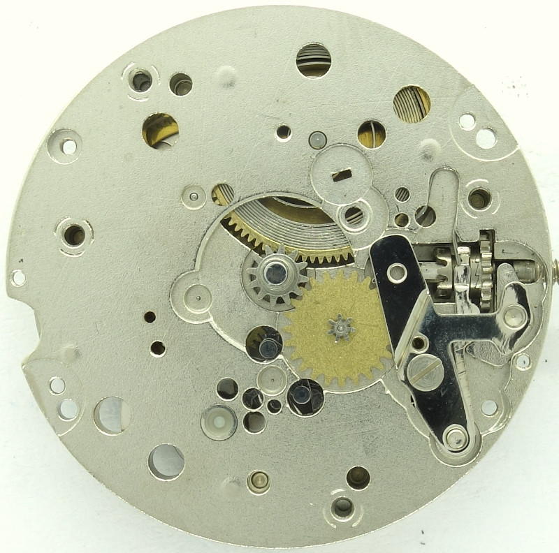 Zifferblattseite mit doppeltem Minutenrohr Ronda 1011-21: Zifferblattseite mit doppeltem Minutenrohr