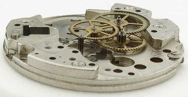 Seitenansicht des Räderwerks Ronda 1017: Seitenansicht des Räderwerks