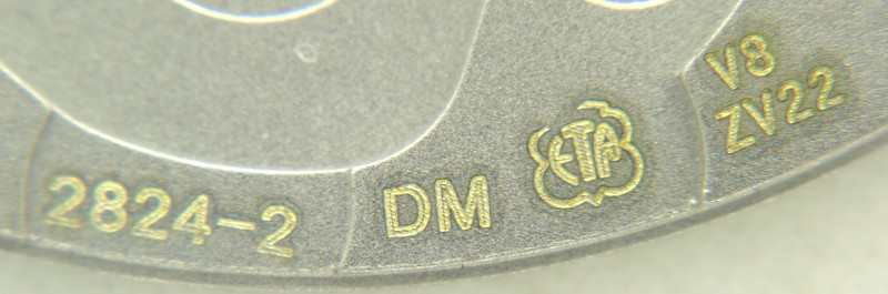 Lasergravur - leider gefälscht Sea-Gull ST2130: Lasergravur - leider gefälscht