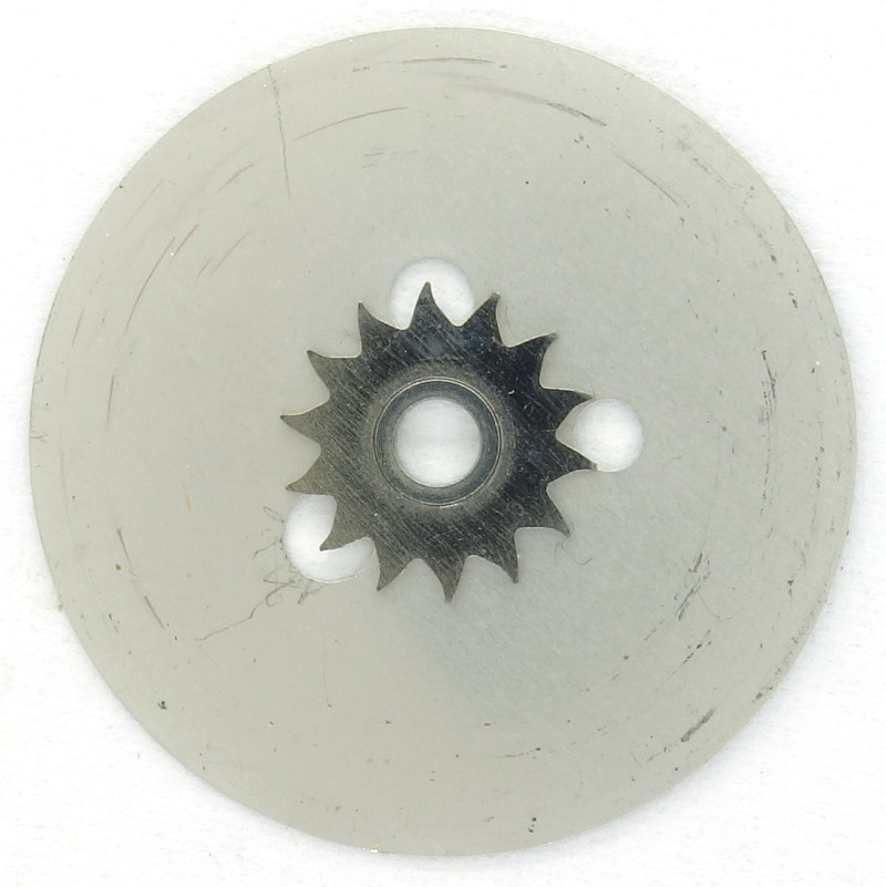 Seiko 7009A: Unterseite der Wochentagsscheibe