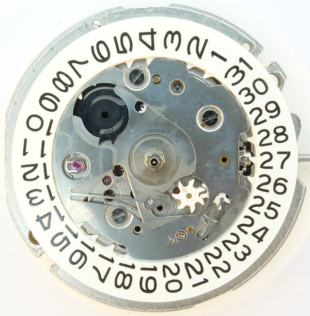 Datumsmechanismus ohne Wochentag Seiko 7S26A: Datumsmechanismus ohne Wochentag