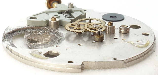 Seitenansicht des Räderwerks UMF 13-33: Seitenansicht des Räderwerks