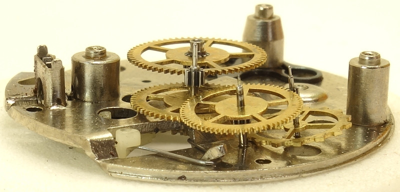 Seitenansicht des Räderwerks UMF 24-32: Seitenansicht des Räderwerks