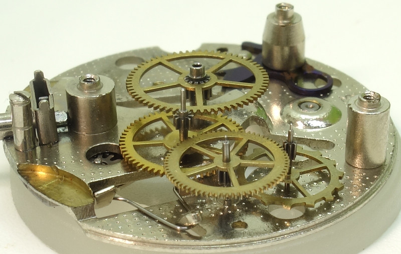 Seitenansicht des Räderwerks UMF 24-35: Seitenansicht des Räderwerks