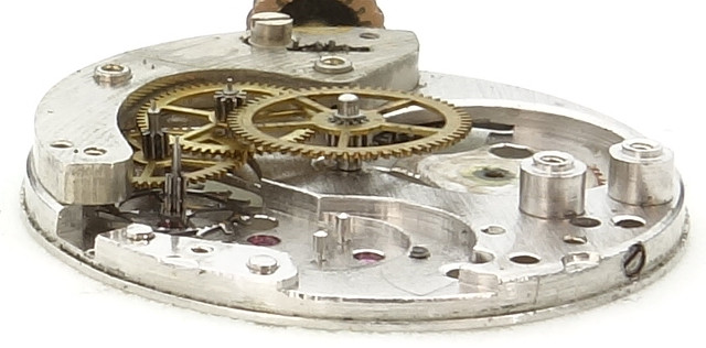 Seitenansicht des Räderwerks UMF 39-80: Seitenansicht des Räderwerks