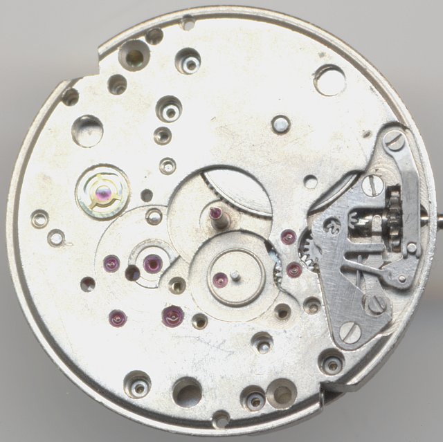 Zifferblattseite ohne Datumsmechanismus Zaria 2016: Zifferblattseite ohne Datumsmechanismus