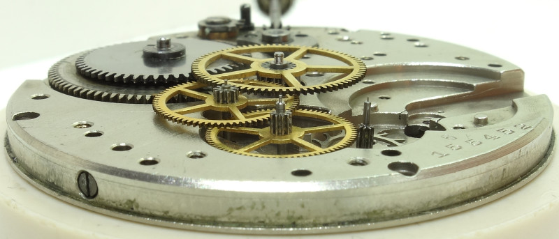 Seitenansicht des Räderwerks ZIM ChK-6: Seitenansicht des Räderwerks