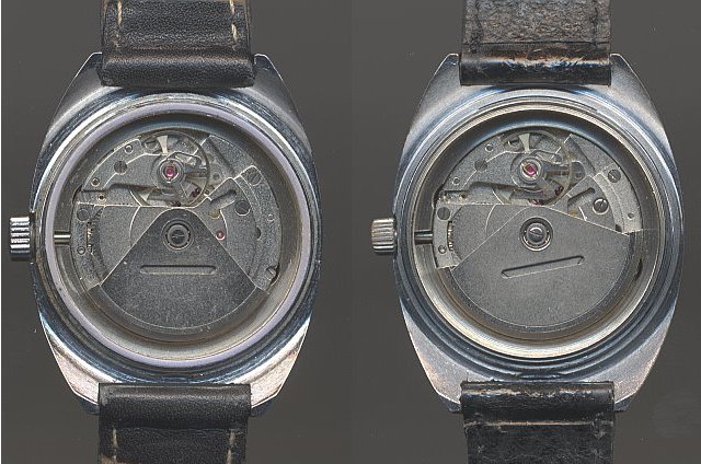 Unterschiedliche Rotoren: Links Quelle, rechts DDR-Modell