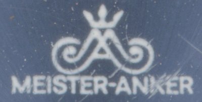 unscharfer Druck der DDR-Meister-Anker