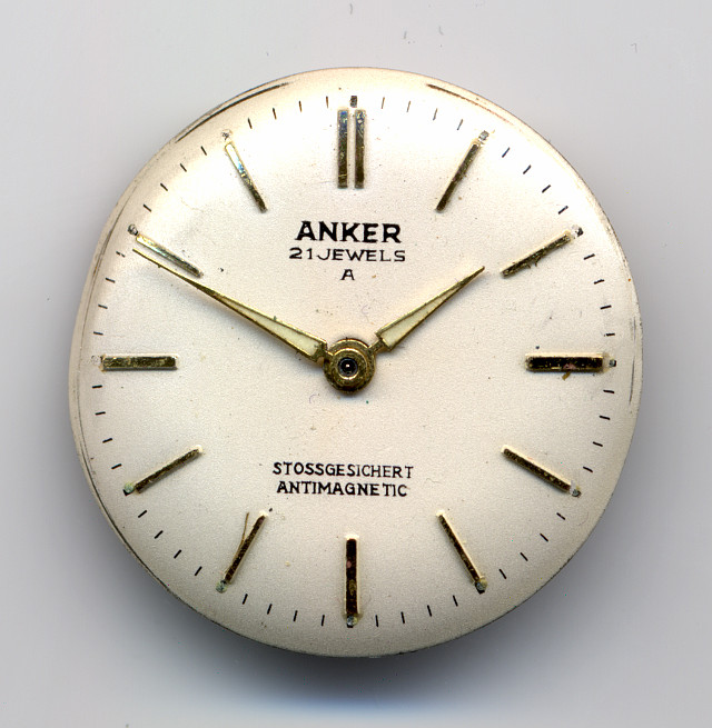 Anker Herrenuhr (nur Zifferblatt) Intex 1057 SCD: Anker Herrenuhr (nur Zifferblatt)