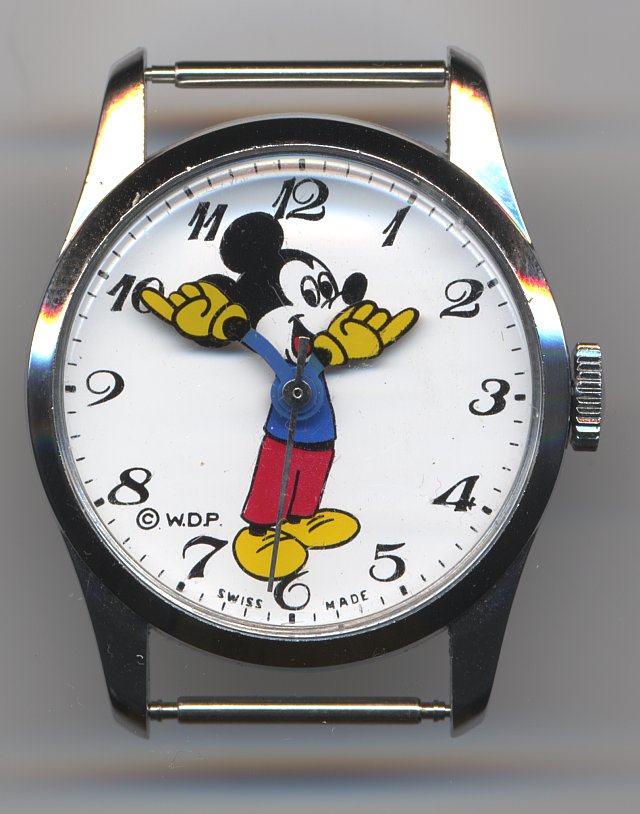 "Minnie Mouse" Comic-Uhr EB 8501-76: "Minnie Mouse" Comic-Uhr