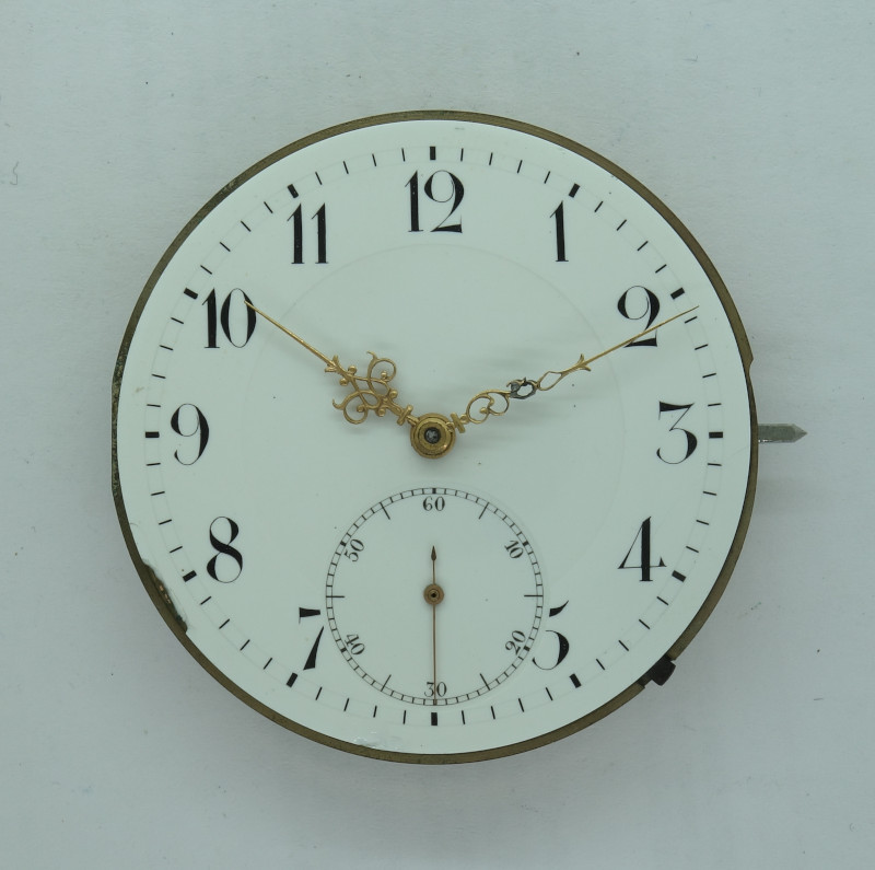anonyme Taschenuhr (Gehäuse fehlt) IWC 53 H6.5: anonyme Taschenuhr (Gehäuse fehlt)