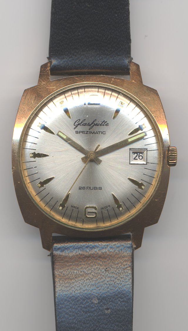 Glashütte Spezimatic Herrenuhr GUB 75: Glashütte Spezimatic Herrenuhr