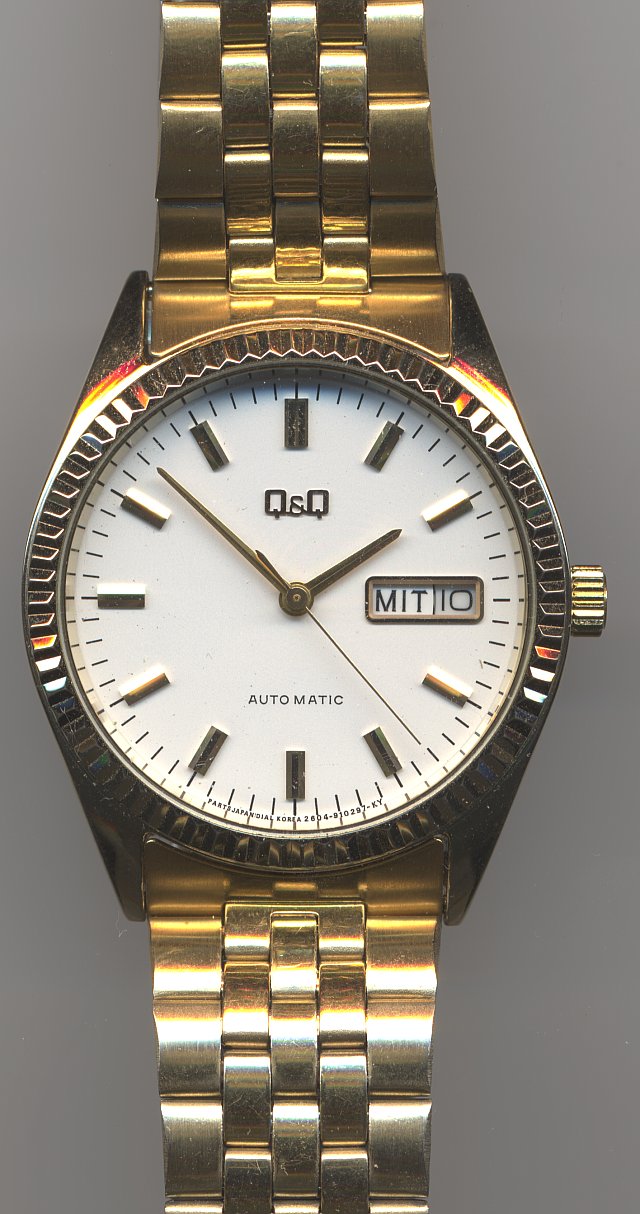 Q&Q Automatic Herrenuhr Q&Q 2604: Q&Q Automatic Herrenuhr