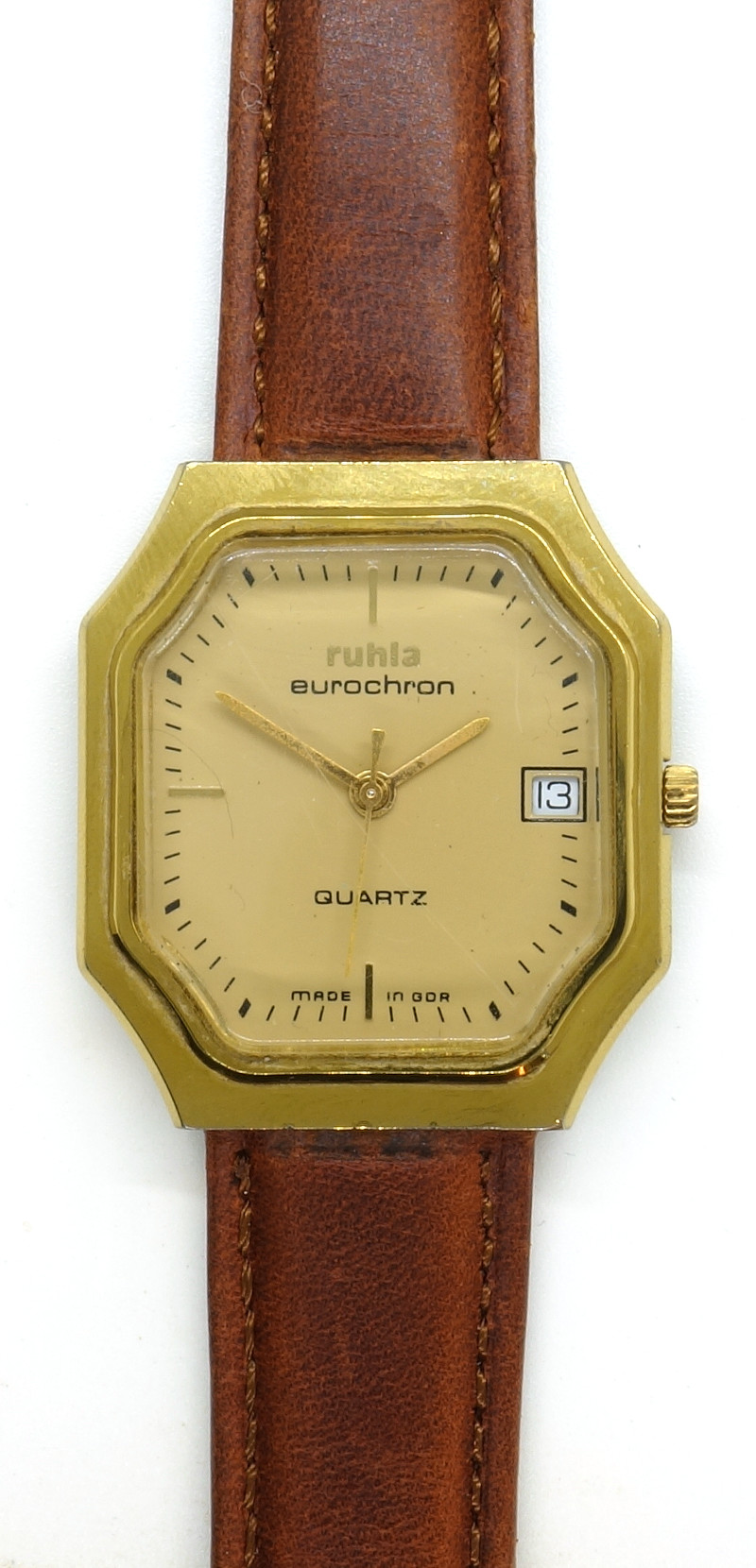 Ruhla Eurochron Herrenuhr Modell 13-33-34-24 F (andere Elektronik) UMF 13-33: Ruhla Eurochron Herrenuhr Modell 13-33-34-24 F (andere Elektronik)