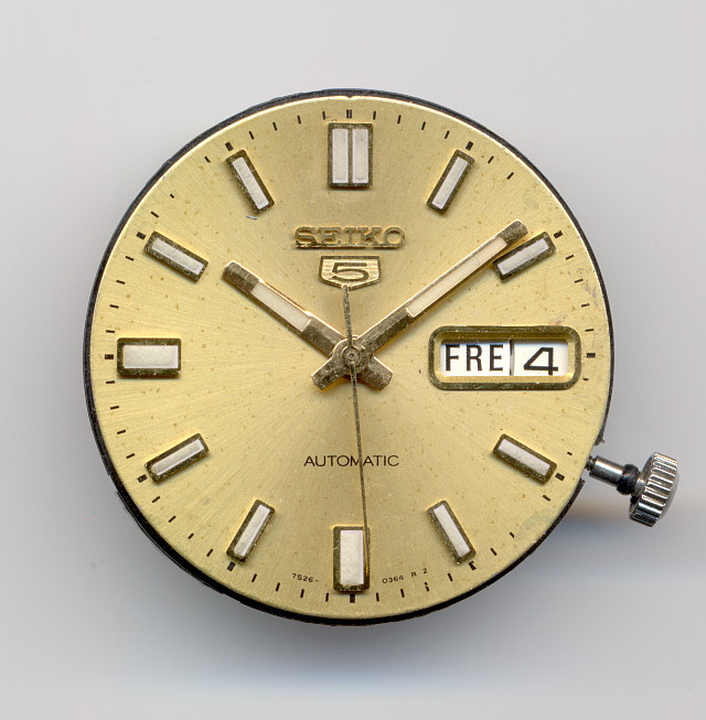Seiko Herrenuhr Modell 0364 (ohne Gehäuse) Seiko 7S26A: Seiko Herrenuhr Modell 0364 (ohne Gehäuse)
